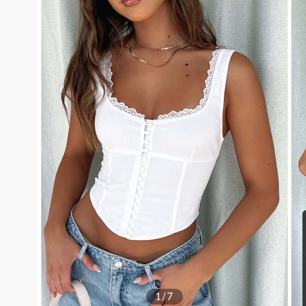 Commense button up tank